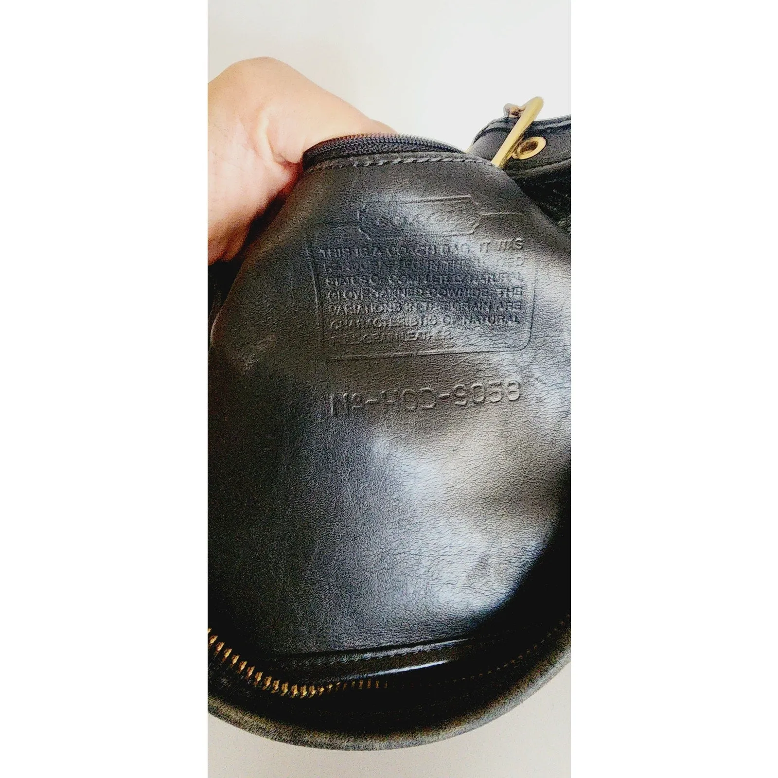 Vintage COACH Legacy Boho Shoulder Bag Black Leather  9058