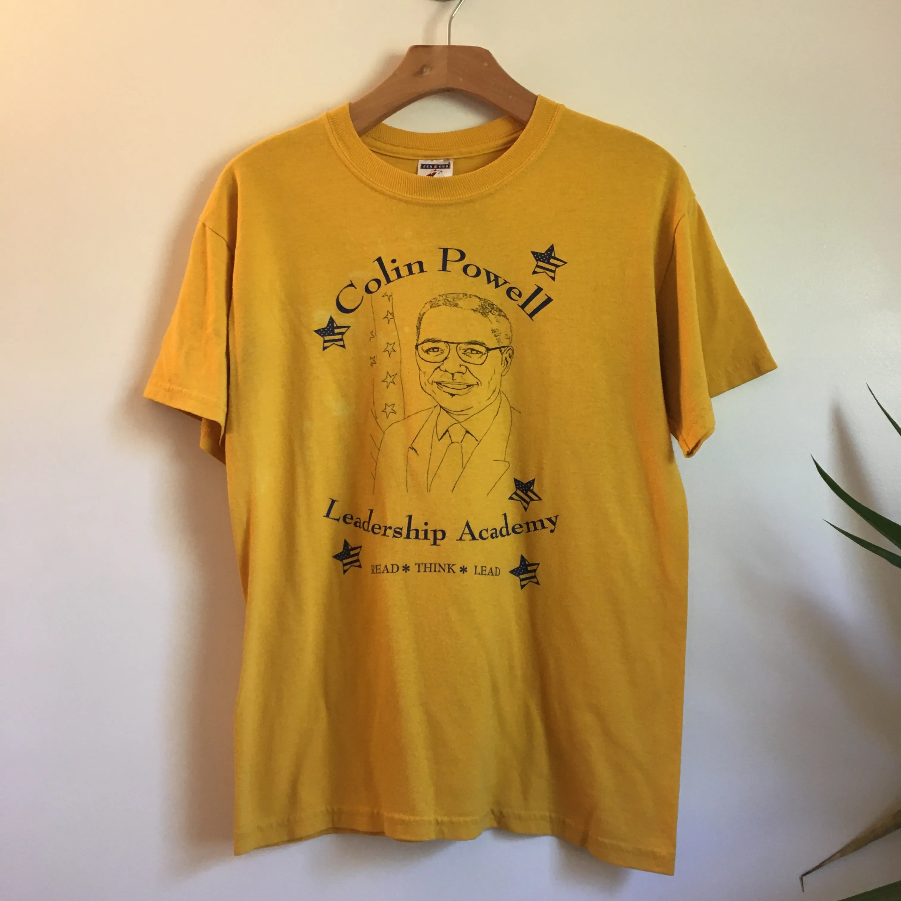 Vintage Colin Powell Leadership Academy tee // unisex size small
