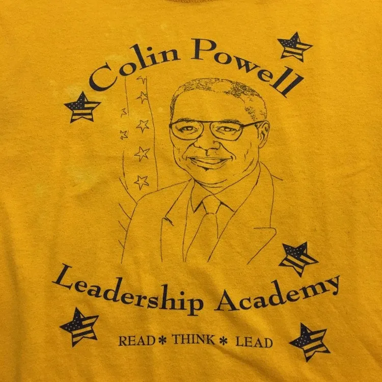 Vintage Colin Powell Leadership Academy tee // unisex size small