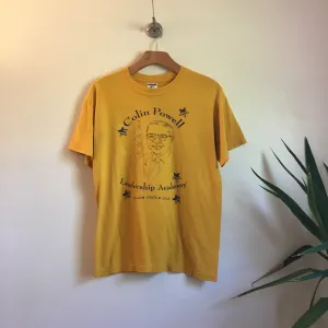 Vintage Colin Powell Leadership Academy tee // unisex size small