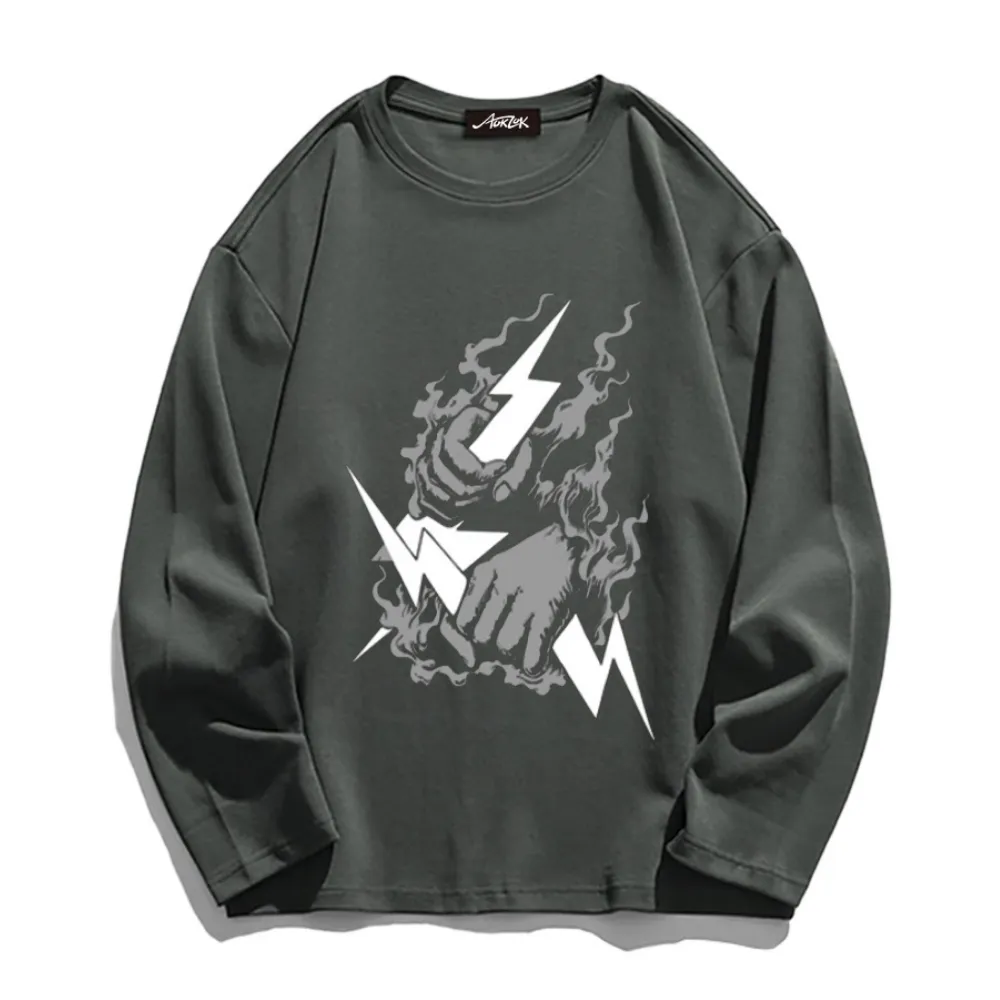 Vintage Lightning Long Sleeve Shirt