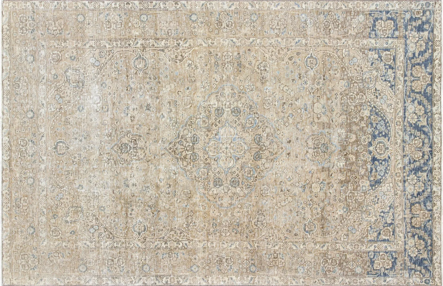 Vintage Persian Tabriz Rug - 5'11" x 9'3"