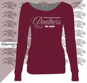 VUU | PANTHERS LOGO Maroon Off The Shoulders (z) (DK)