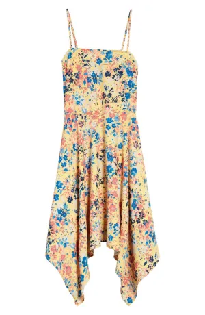 Walking on Sunshine Kids' Girls Handkerchief Hem Sun Dress