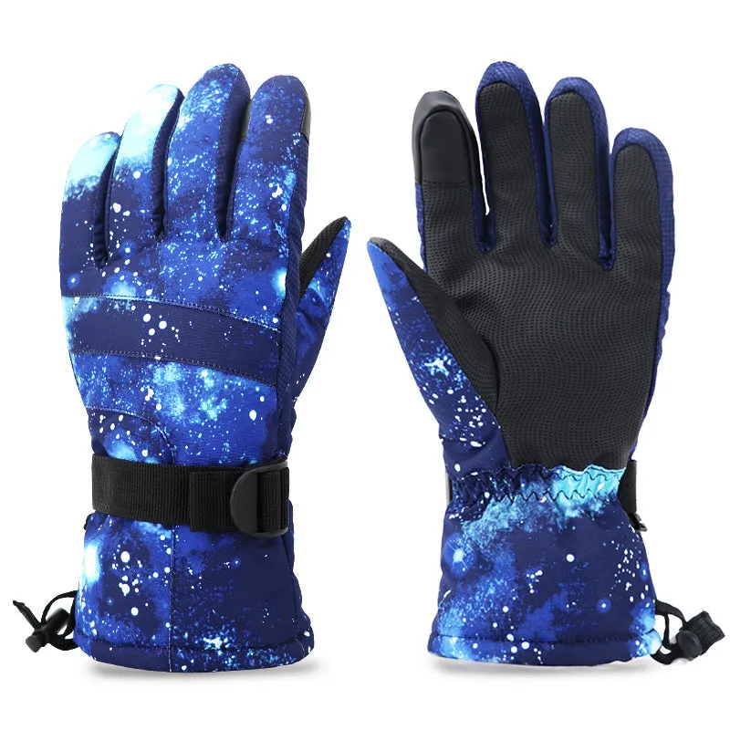 Warm Ski Gloves For Men And Women With Touch Screen Waterproof Riding In Winter