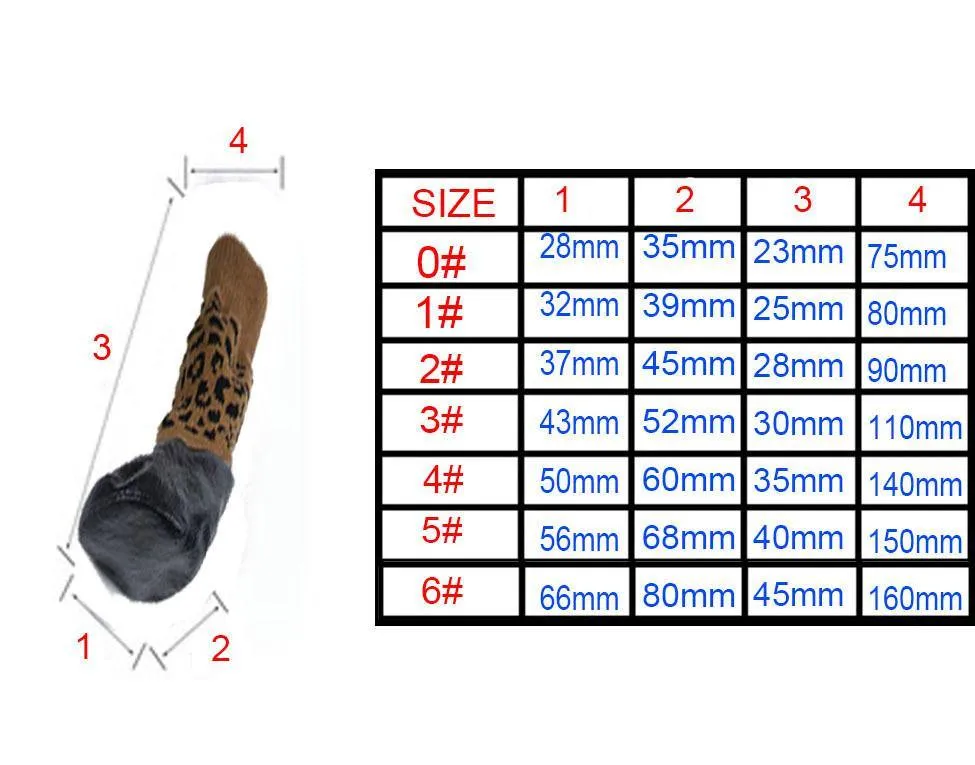 Waterproof Rubber Bottom Brown & Black Leopard Dog Pet Socks
