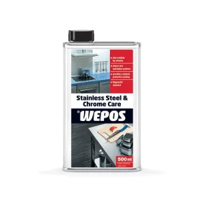 Wepos Stainless Steel & Chrome Care 500ml
