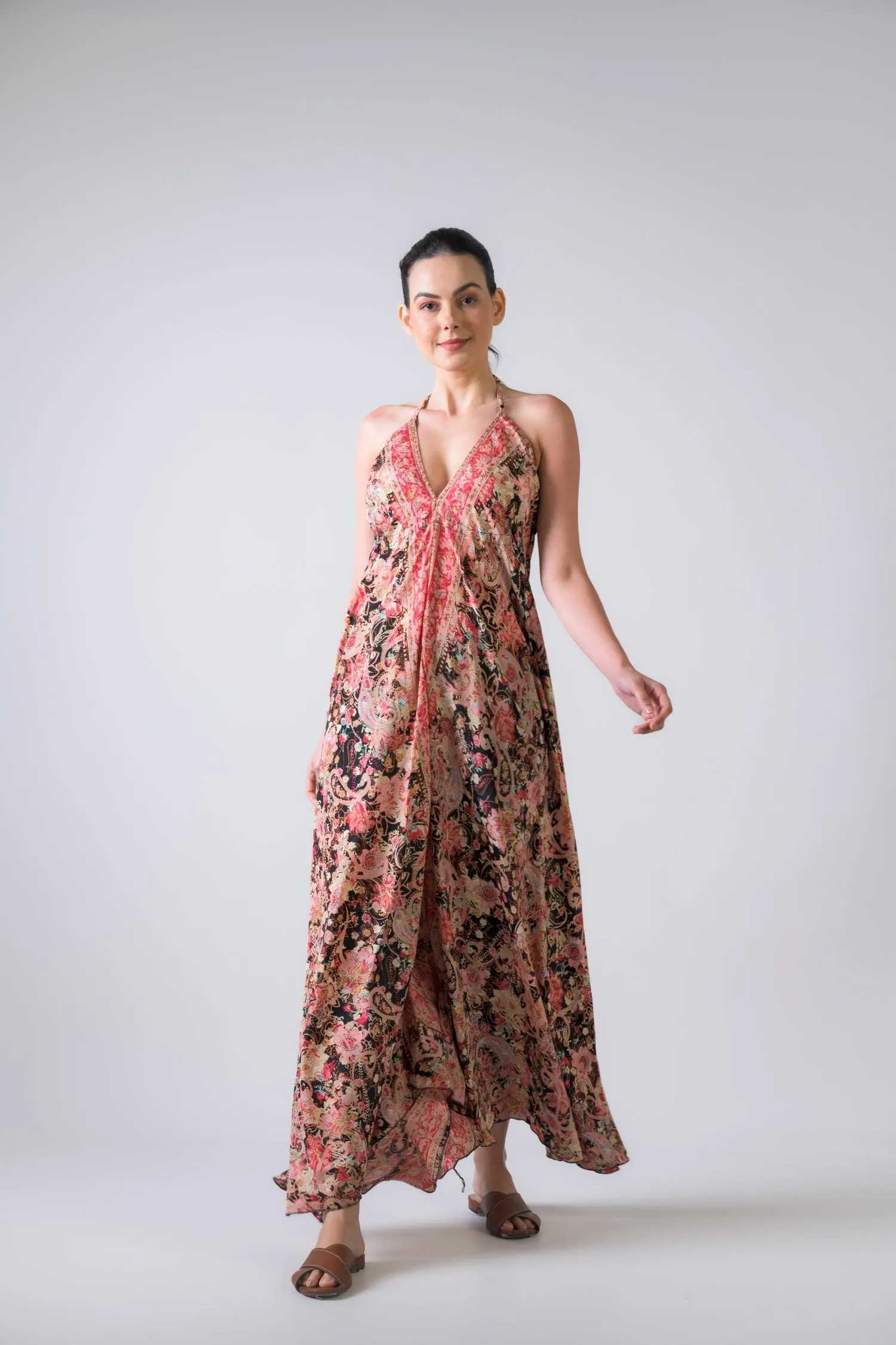 Wide Leg Printed Jumpsuit
