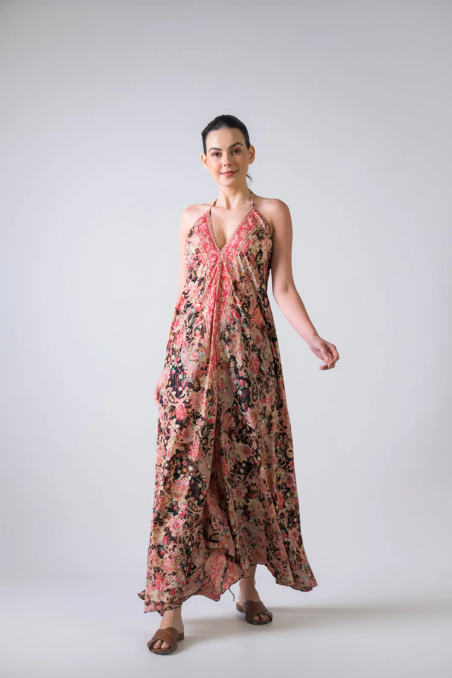 Wide Leg Printed Jumpsuit
