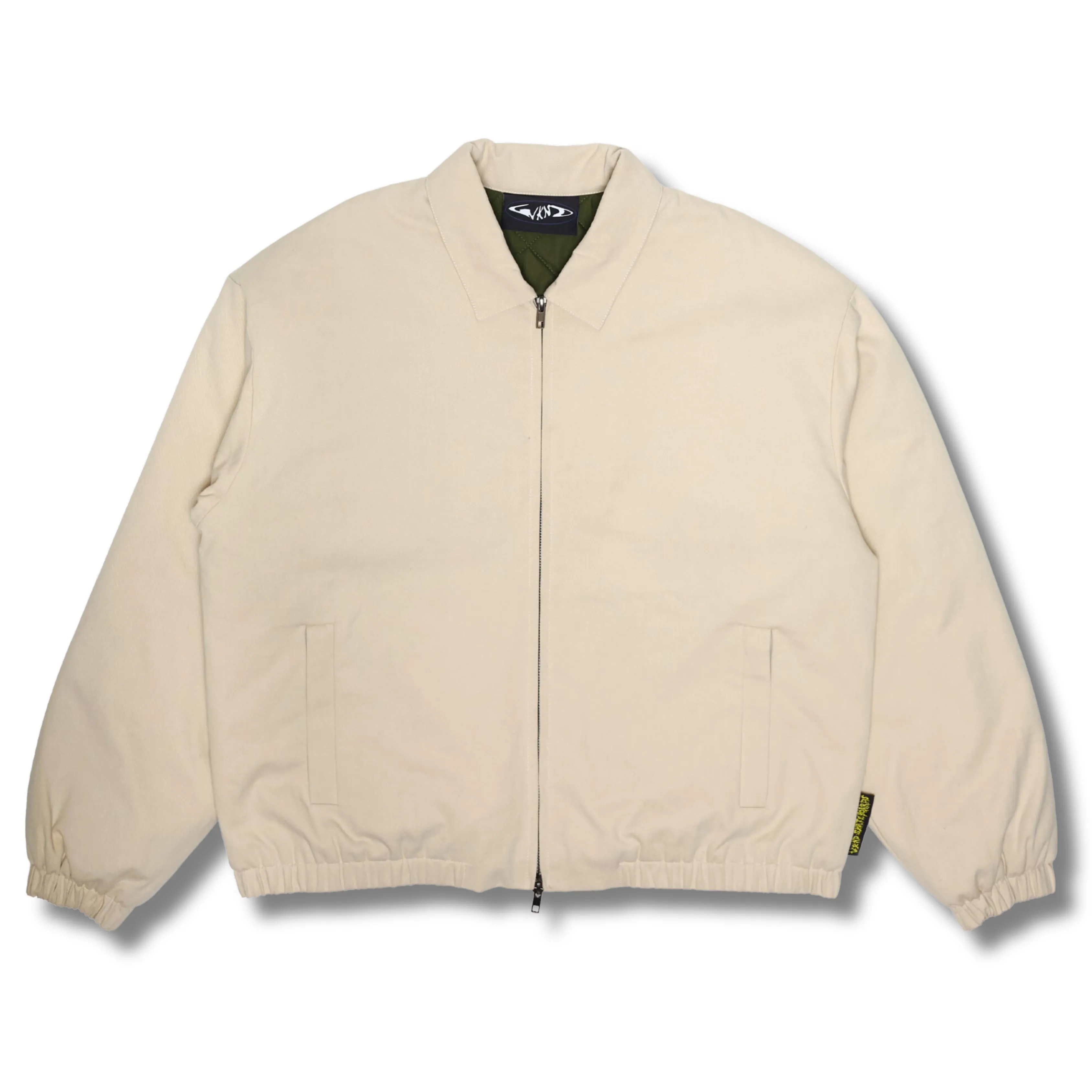 WKND ZIP JACKET LINED - STONE