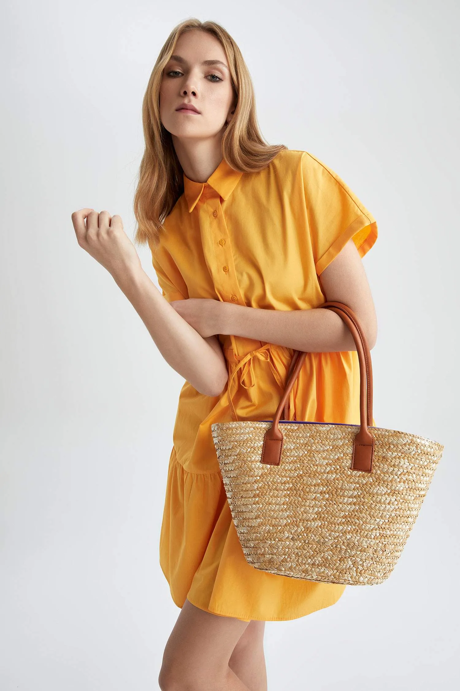 Women Straw Beach Bag