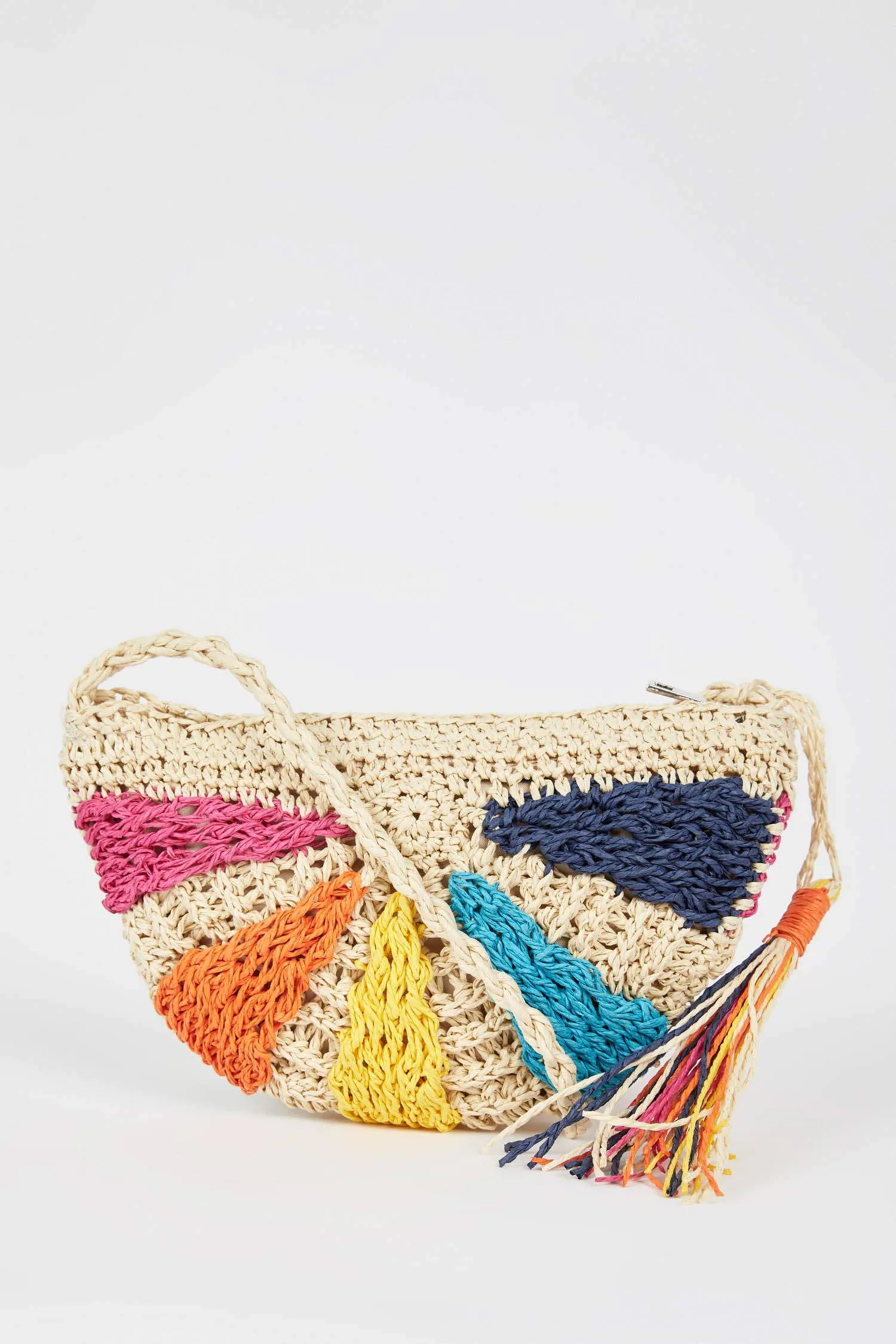 Women Straw Crossbody Bag