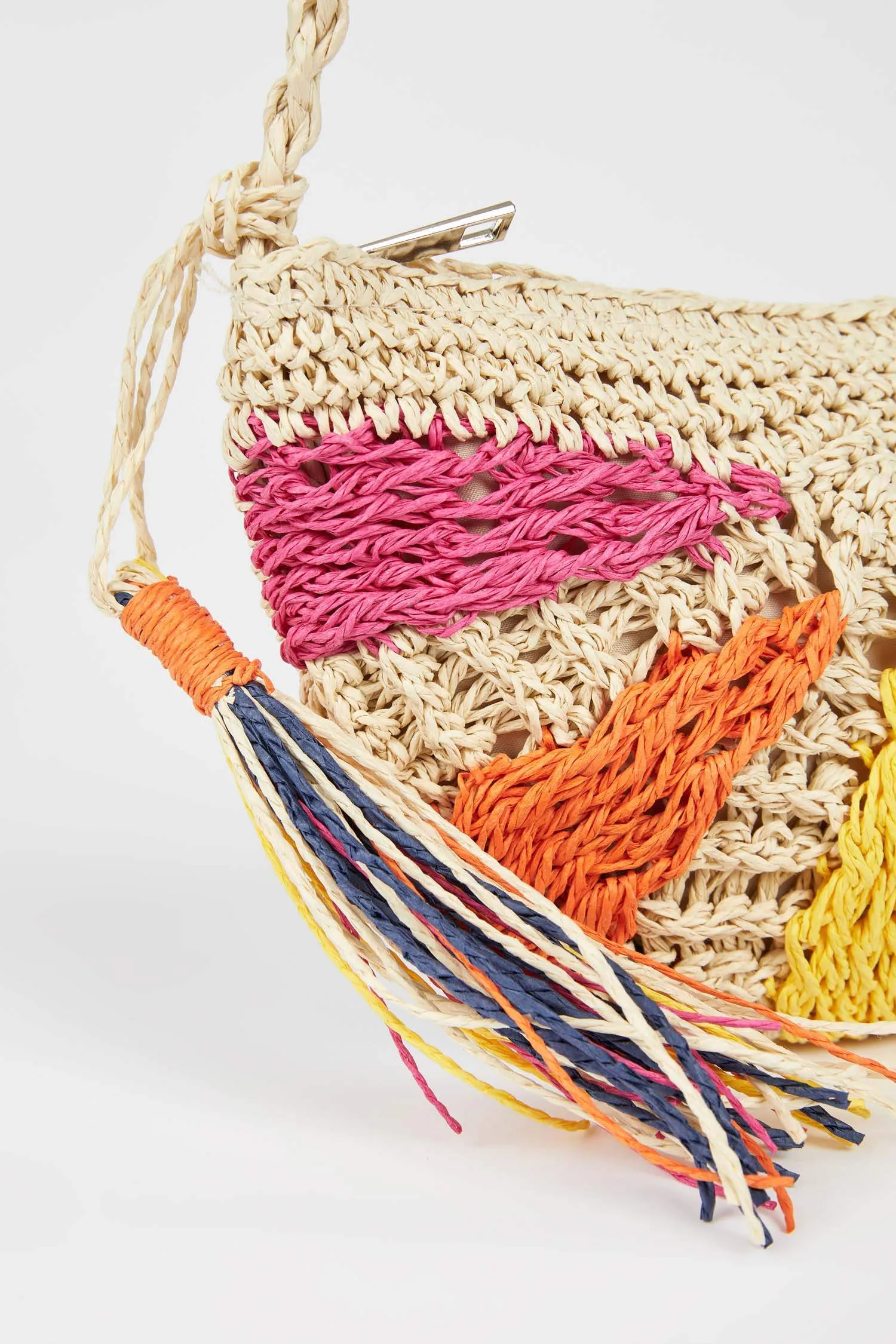Women Straw Crossbody Bag