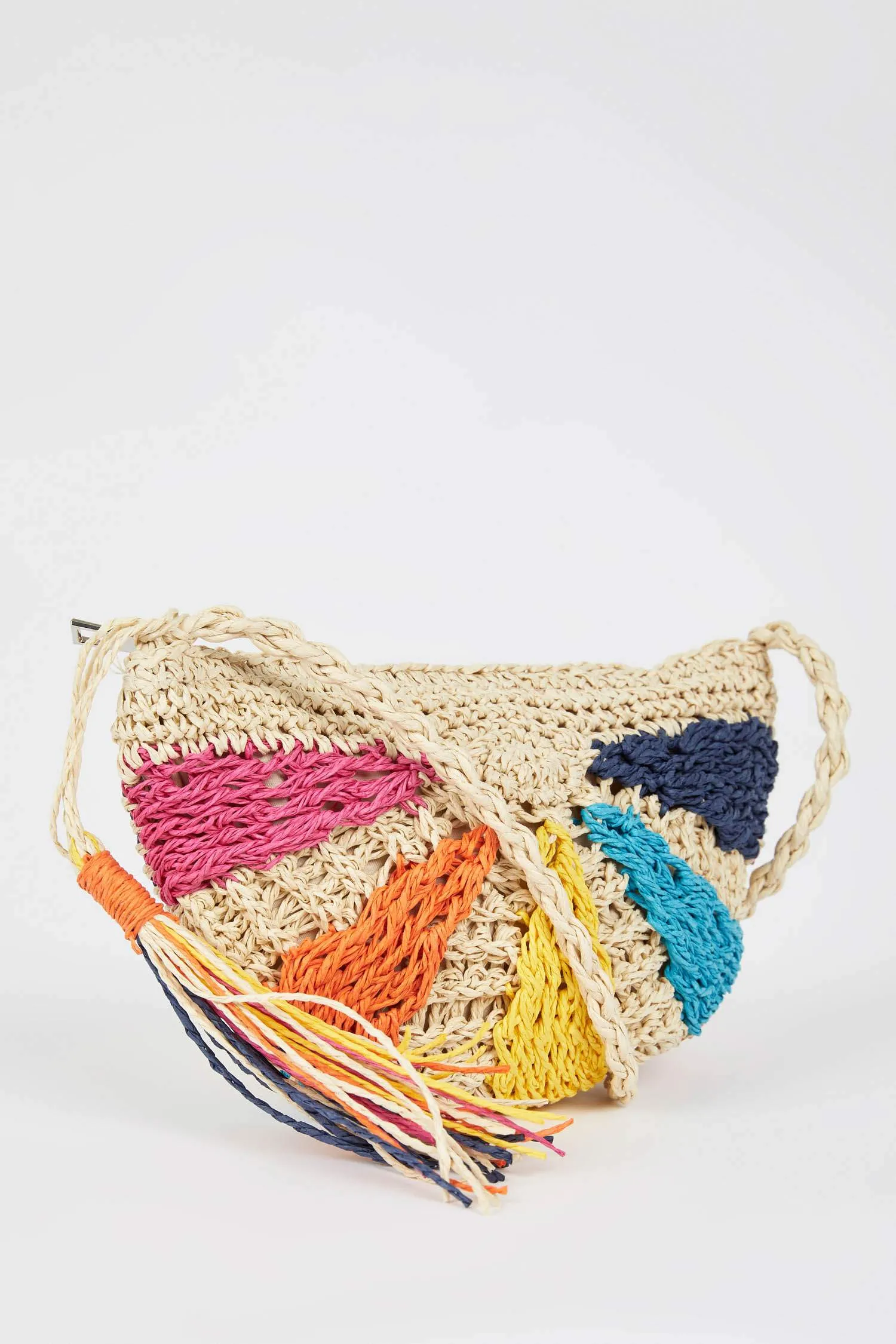 Women Straw Crossbody Bag