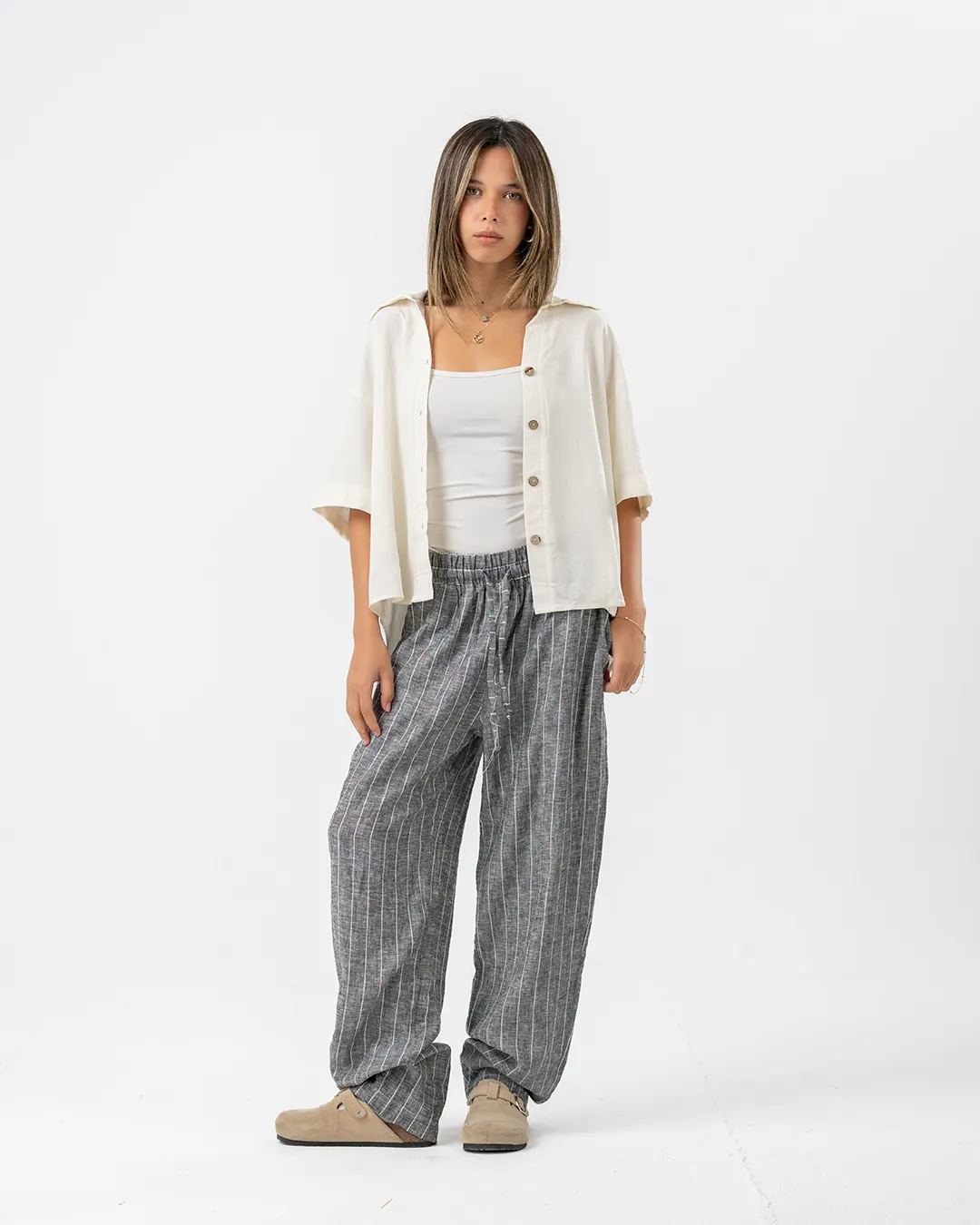 Women Striped Pants 2220