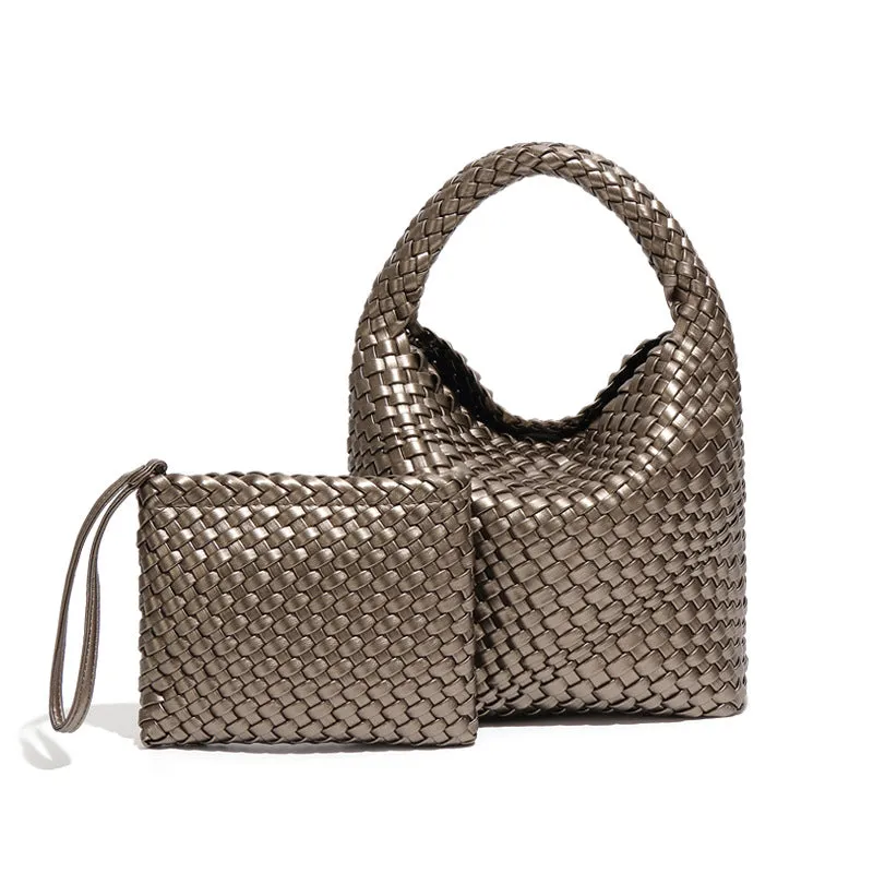 Women's Hand-woven Underarm Portable Fashion Son Mother Bags