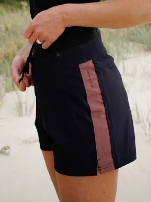 Womens Pursuit Boardshort | Black
