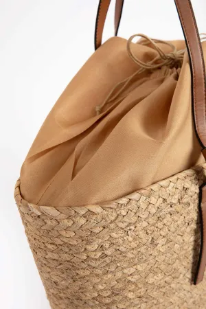 Women's Straw Shoulder Bag