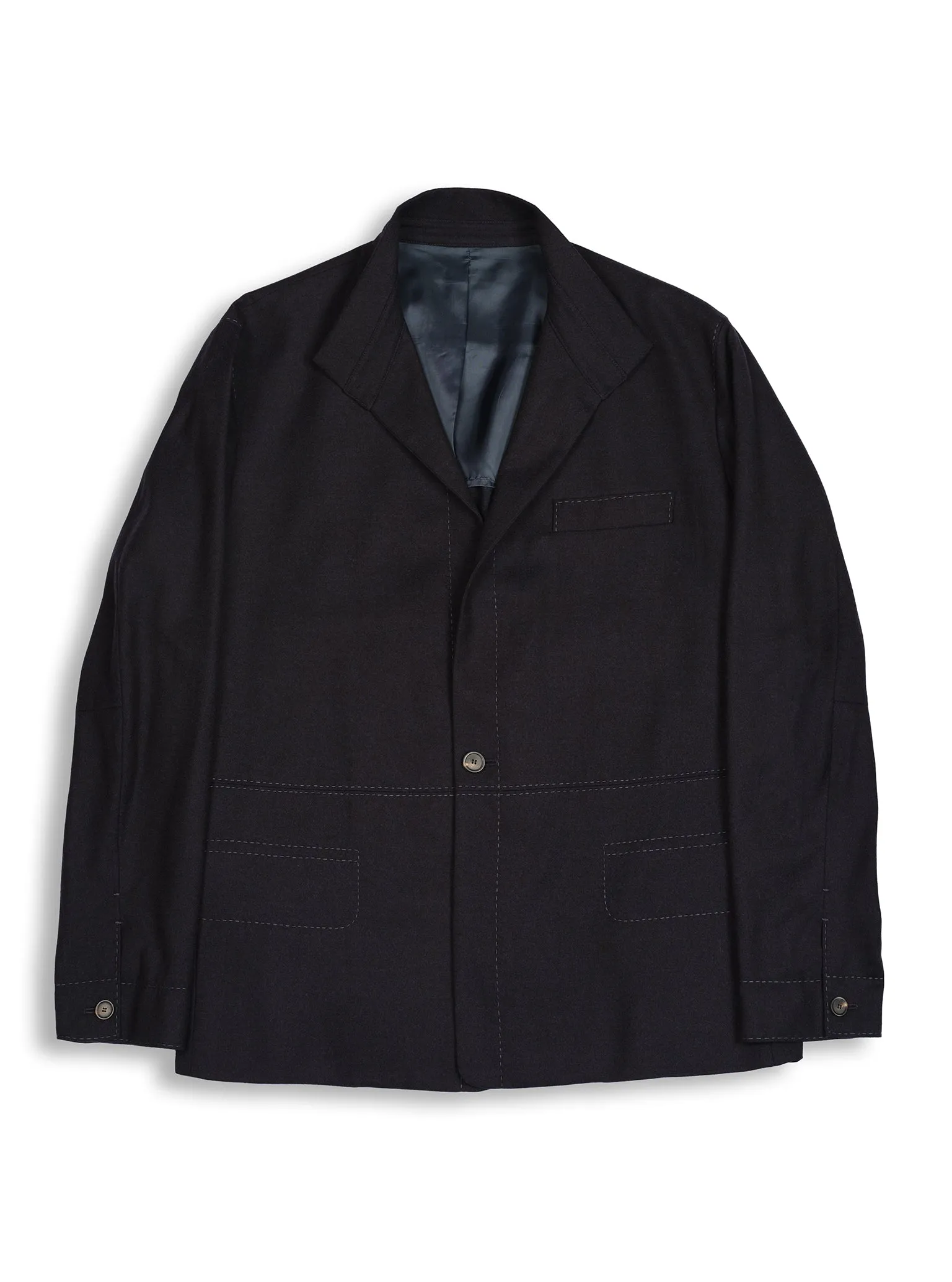 Wool Architect's Jacket Navy
