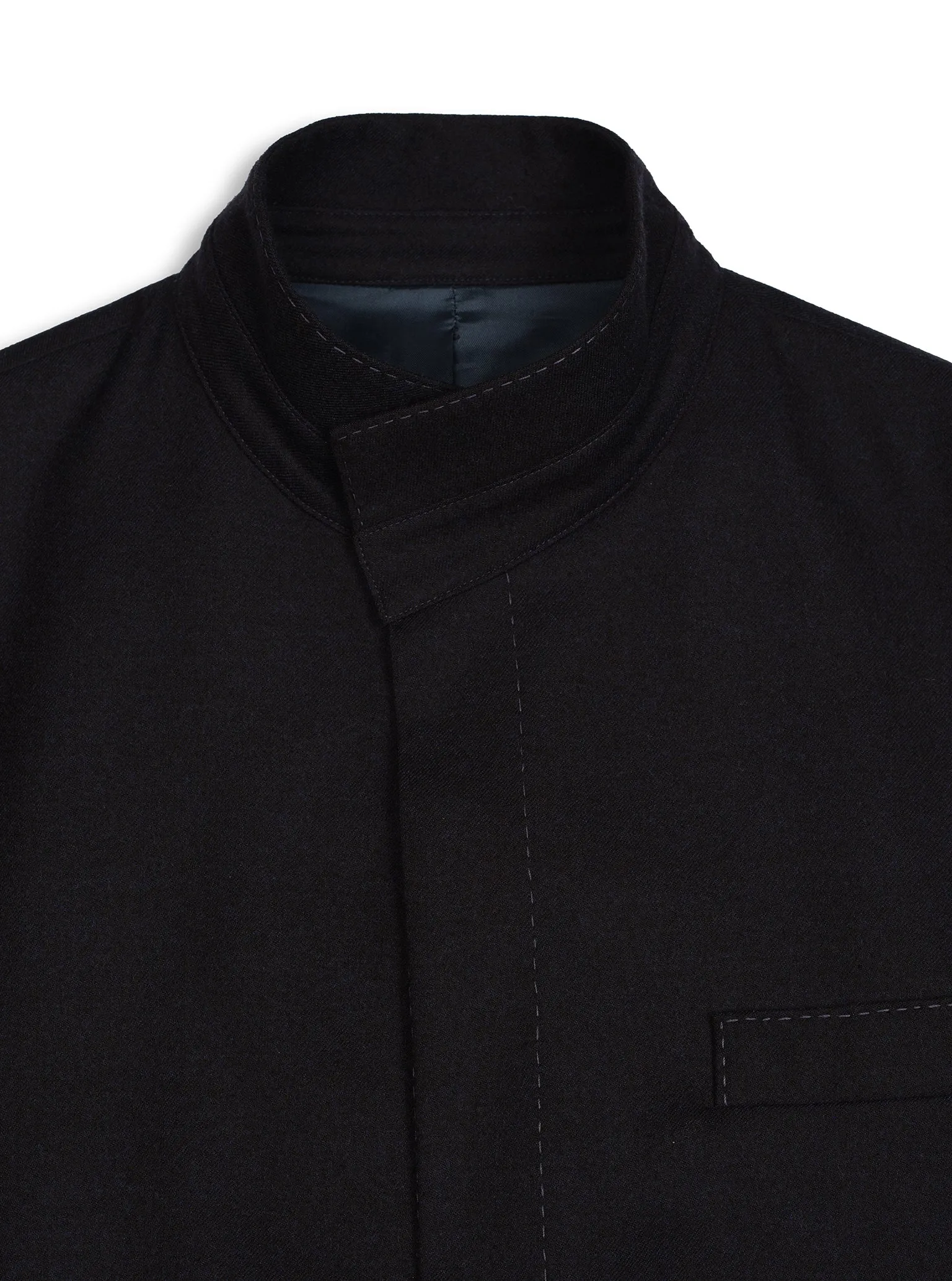 Wool Architect's Jacket Navy