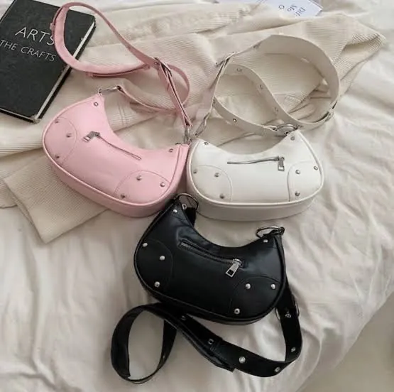 Y2K Studded Adjustable Bag.