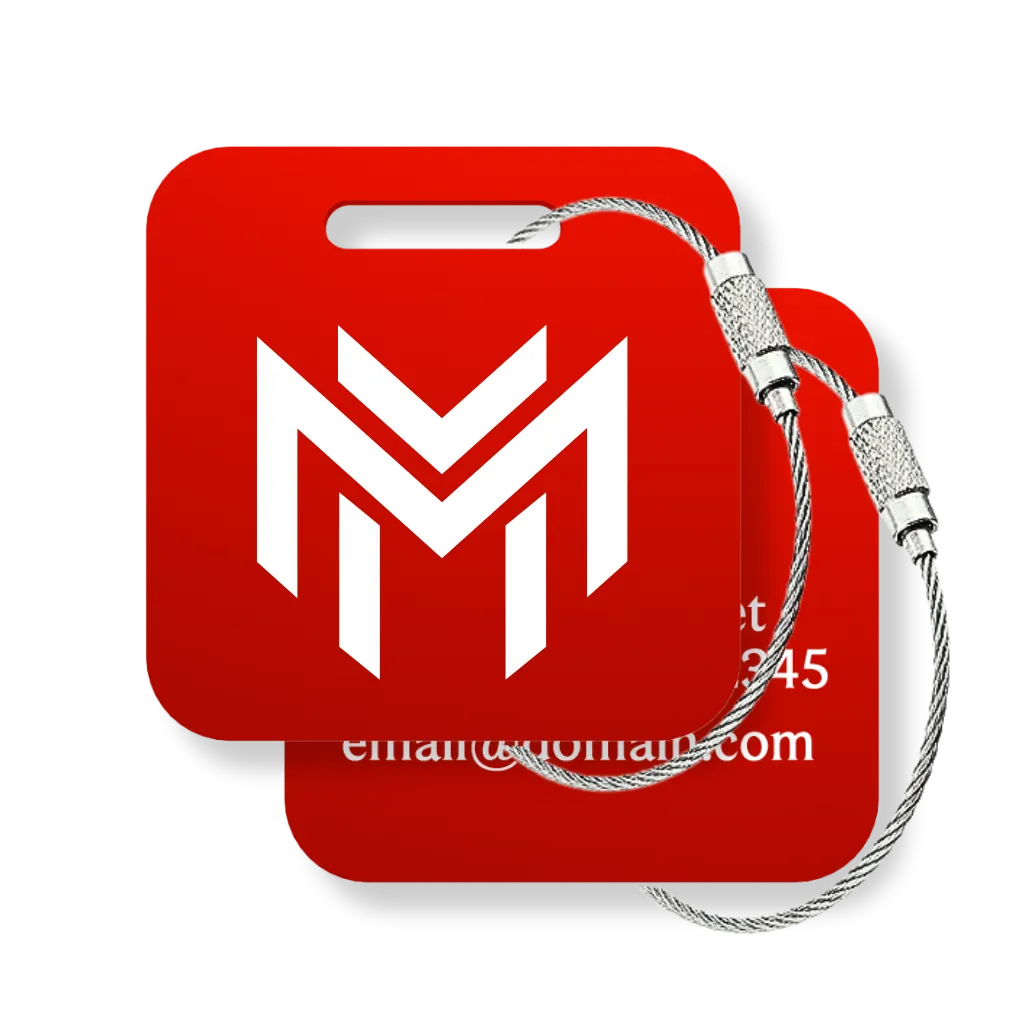 Your Logo Custom Tags - 3 Pack