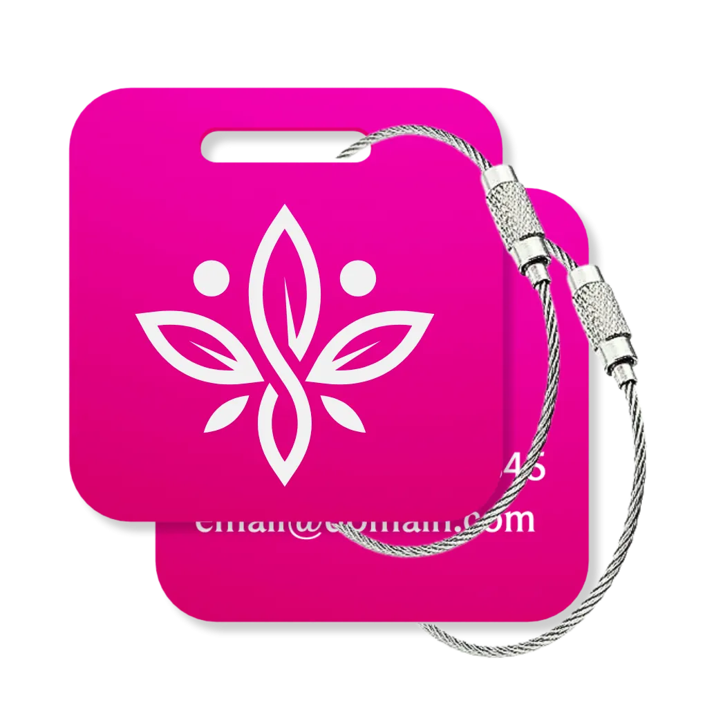 Your Logo Custom Tags - 3 Pack