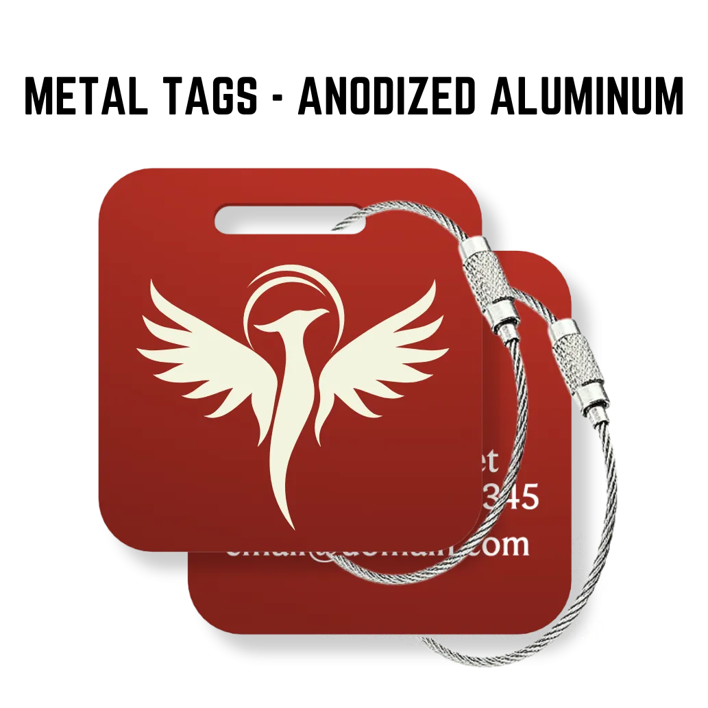 Your Logo Custom Tags - 3 Pack