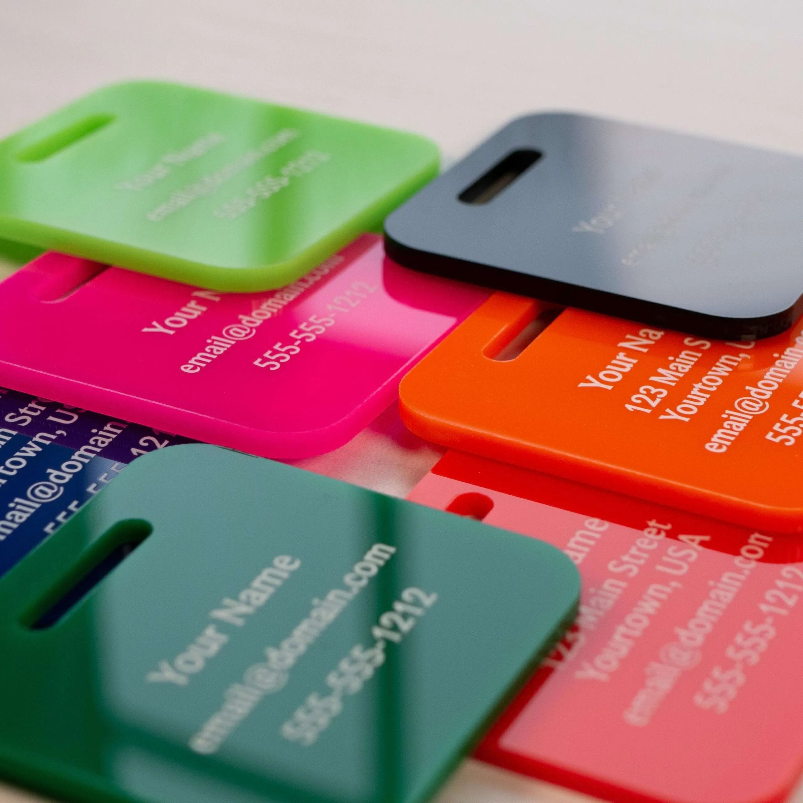 Your Logo Custom Tags - 3 Pack