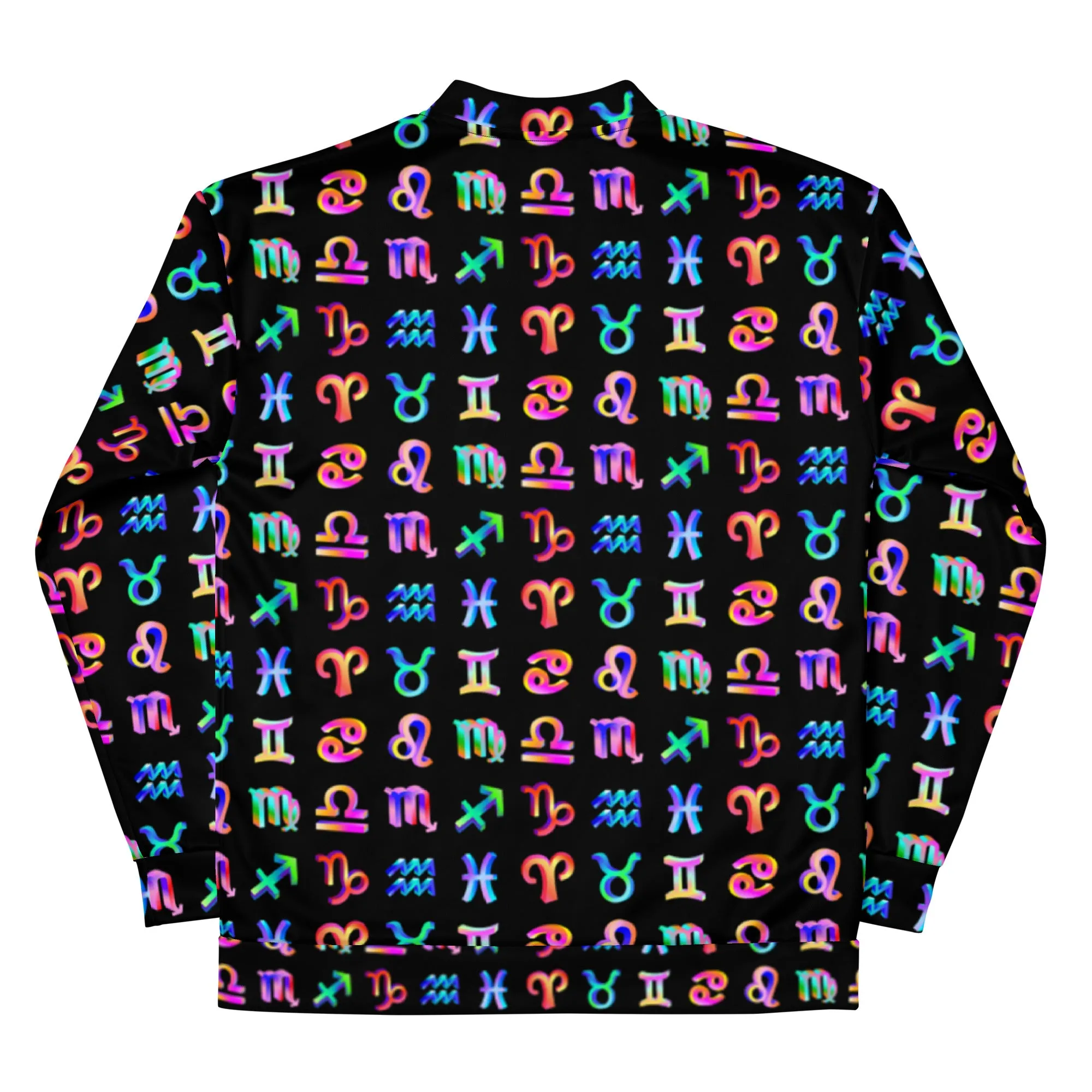Zodiac Sign Symbols Bomber Jacket
